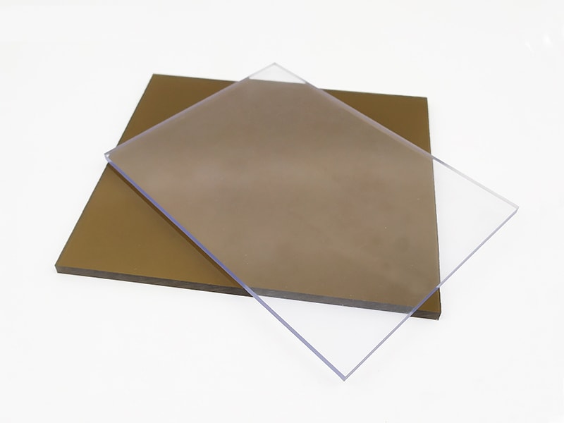 Brown solid polycarbonate