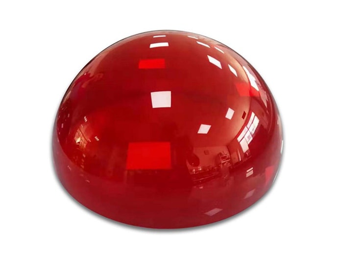 Red Plexiglass Dome