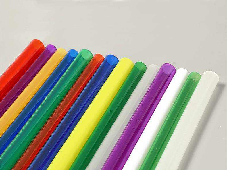 Colored PMMA tube